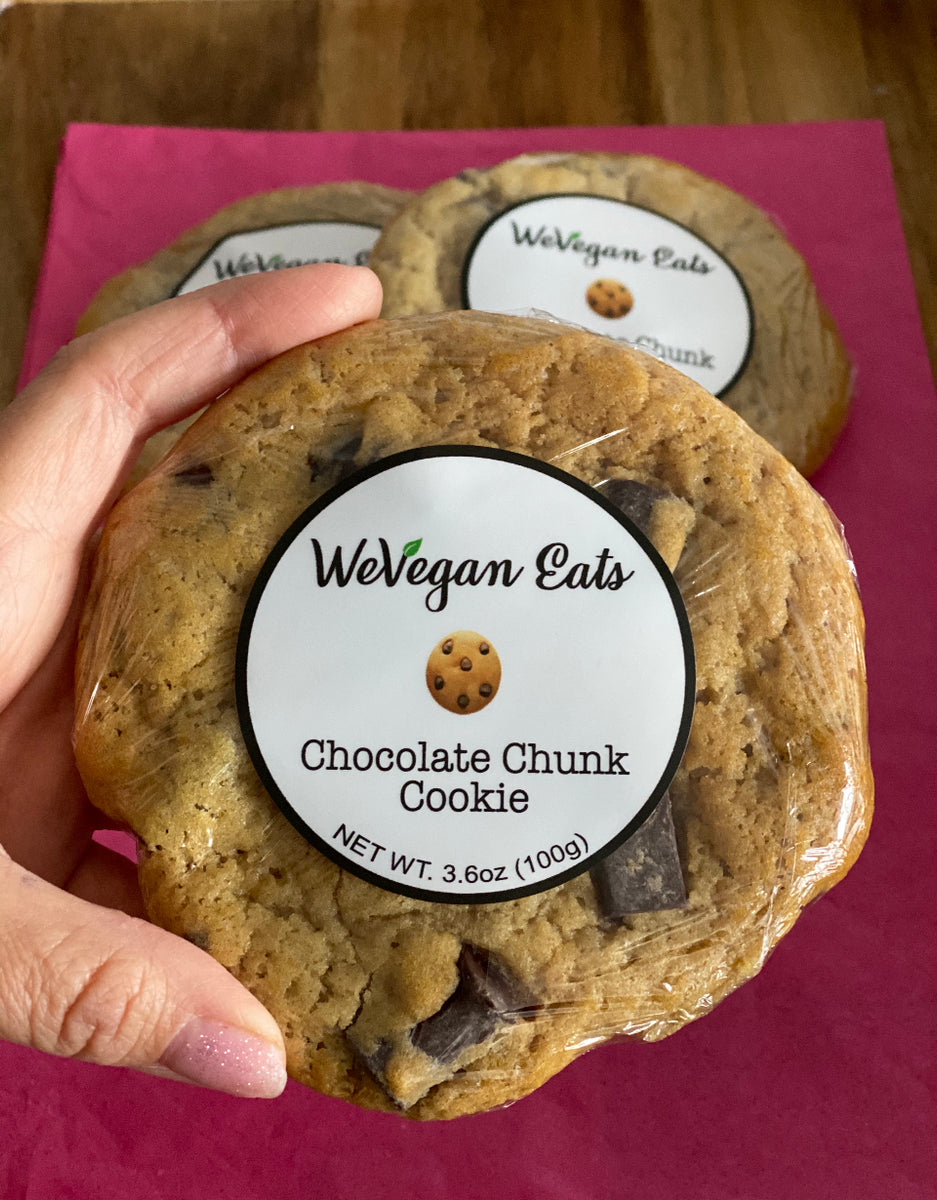 ●CHUNK Chocolate Chunk Cookie – WeVegan Eats