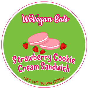 Strawberry Cookie Cream Sandwich