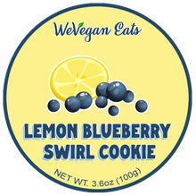 Load image into Gallery viewer, Lemon Blueberry  Swirl Cookie