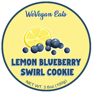 Lemon Blueberry  Swirl Cookie
