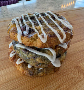 Lemon Blueberry  Swirl Cookie