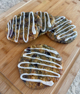 Lemon Blueberry  Swirl Cookie