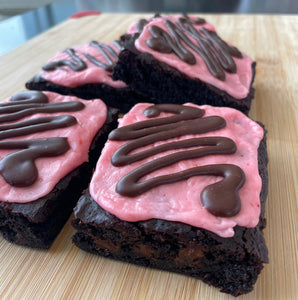 Strawberry Chocolate Sundae Brownie (GF)