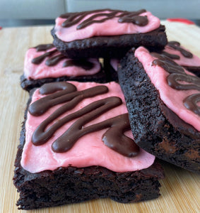 Strawberry Chocolate Sundae Brownie (GF)