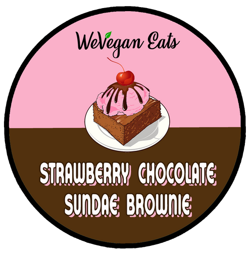 Strawberry Chocolate Sundae Brownie (GF)