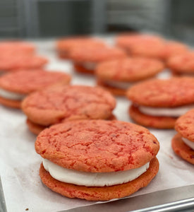 Strawberry Cookie Cream Sandwich