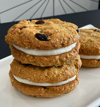 Load image into Gallery viewer, Oatmeal Raisin Cookie Cream Sandwich