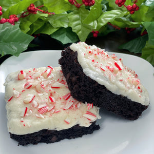 Holiday Peppermint Mocha Brownies