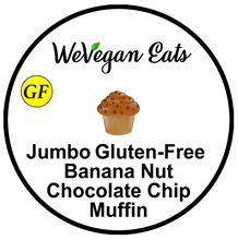 Load image into Gallery viewer, Jumbo Gluten-Free Banana Nut Chocolate Chip Muffin