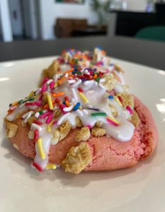 Strawberry Pop-Tart Cookie Bombs