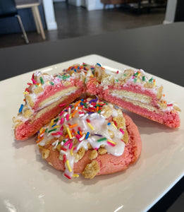 Strawberry Pop-Tart Cookie Bombs