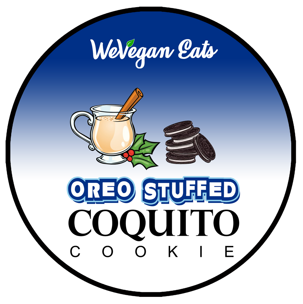 Oreo Stuffed Coquito Cookies