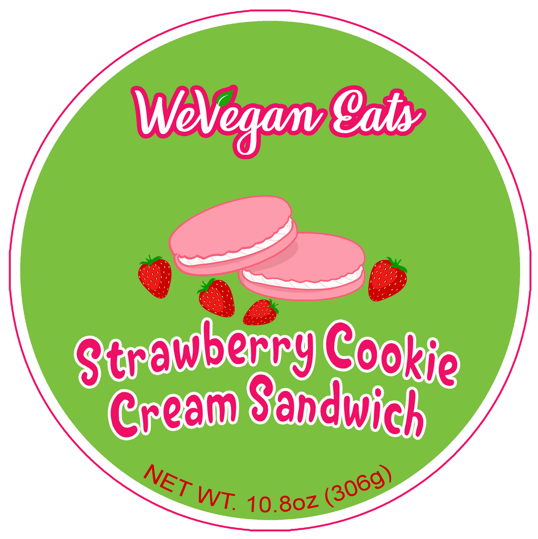 Strawberry Cookie Cream Sandwich