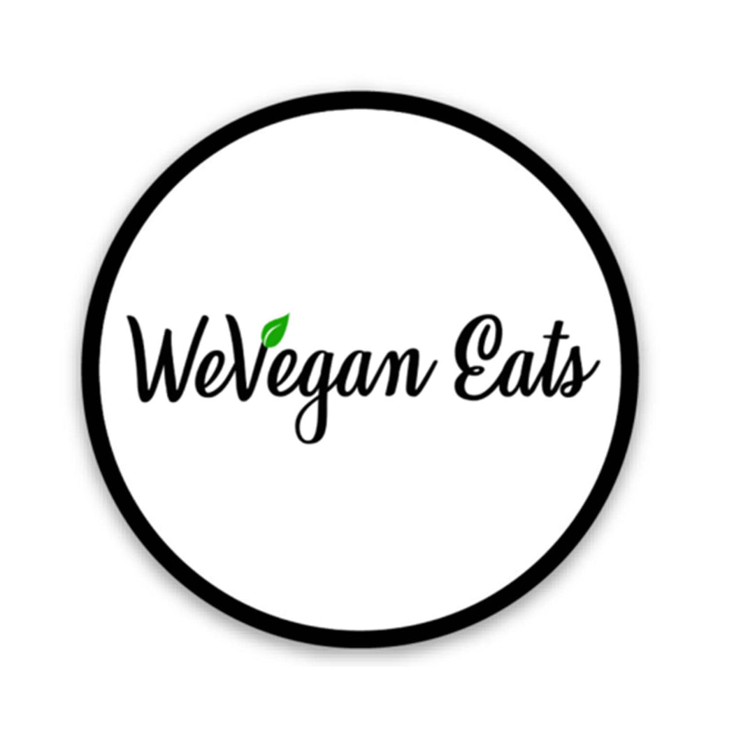 WeVegan Eats Circle Logo Sticker