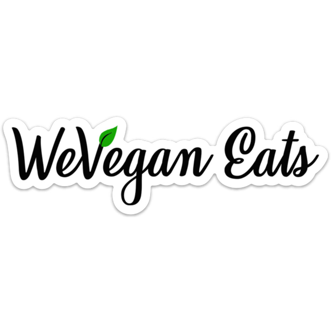 WeVegan Eats Laptop Sticker